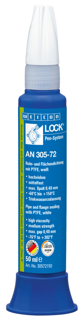 WEICONLOCK® AN 30572 | met PTFE, gemiddelde sterkte, met drinkwatergoedkeuring